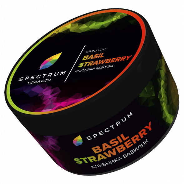 Табак Spectrum Hard - Basil Strawberry (Клубника Базилик, 200 грамм) купить в Волгограде