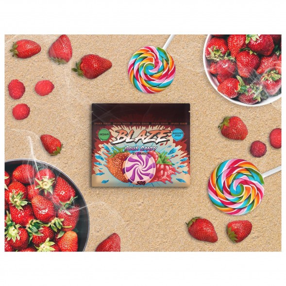 Смесь Blaze Medium - Sour Candy (Кислые конфеты, 50 грамм) купить в Волгограде