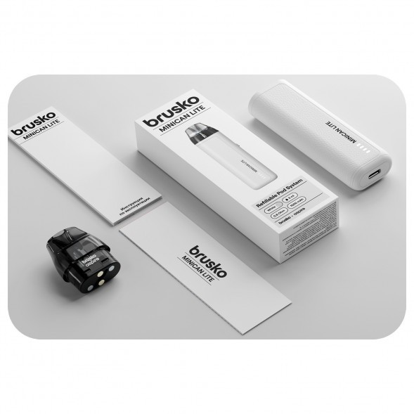 Электронная сигарета Brusko - Minican LITE (White) купить в Волгограде