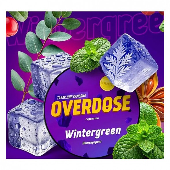 Табак Overdose - Wintergreen (Винтергрин, 200 грамм) купить в Волгограде