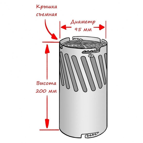 Защитная сетка-ветровик ESS (2 в 1) купить в Волгограде