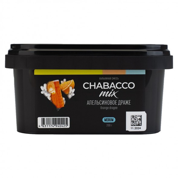 Смесь Chabacco MIX MEDIUM - Orange Dragee (Апельсиновое Драже, 200 грамм) купить в Волгограде