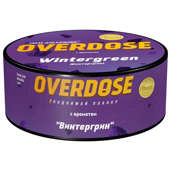 Табак Overdose - Wintergreen (Винтергрин, 100 грамм) купить в Волгограде