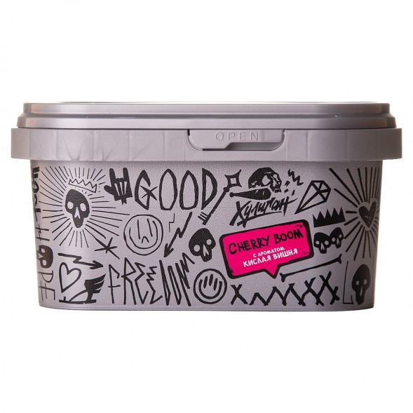 Табак Хулиган - Cherry Boom (Кислая Вишня, 200 грамм) купить в Волгограде