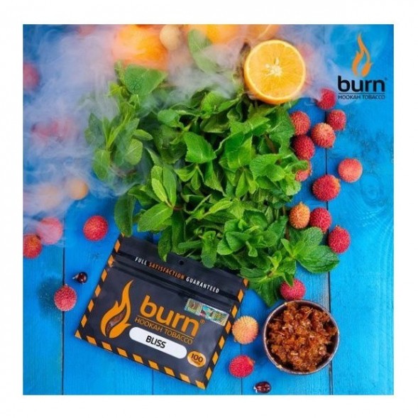 Табак Burn - Bliss (Личи с Мятой, 100 грамм) купить в Волгограде