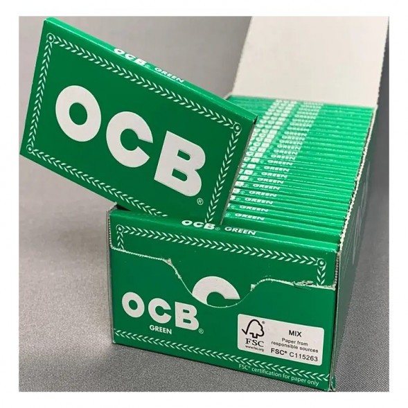 Бумага для самокруток OCB - №8 Double Green (100 штук) купить в Волгограде