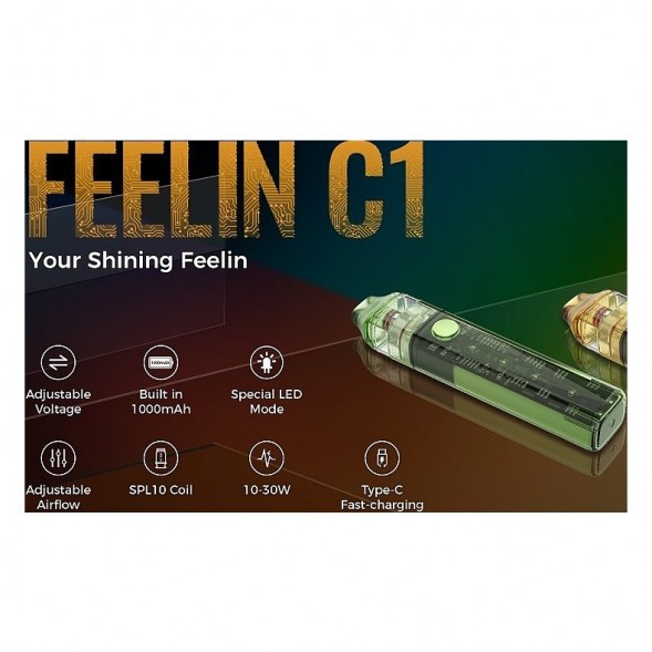 Электронная сигарета Brusko - Feelin C1 (Жёлтый) купить в Волгограде