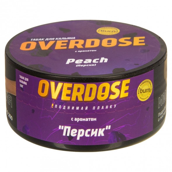 Табак Overdose - Peach (Персик, 100 грамм) купить в Волгограде