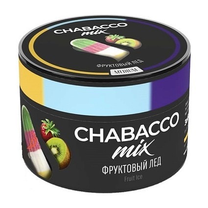 Смесь Chabacco MIX MEDIUM - Fruit Ice (Фруктовый Лёд, 40 грамм) купить в Волгограде