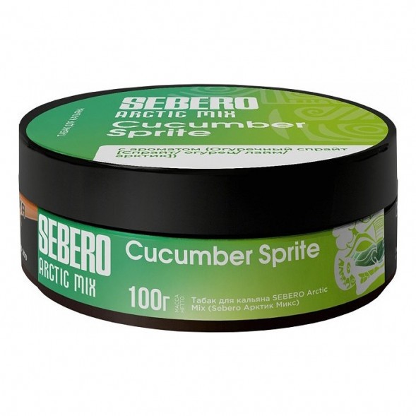 Табак Sebero Arctic Mix - Cucumber Sprite (Огуречный Спрайт, 100 грамм) купить в Волгограде