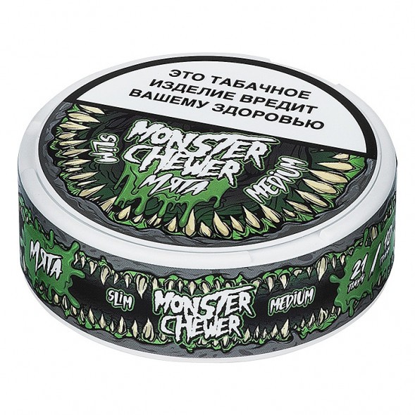 Табак жевательный Monster Chewer - Medium Мята (10 грамм) купить в Волгограде