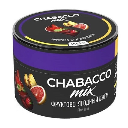 Смесь Chabacco MIX MEDIUM - Pink Jam (Фруктово-Ягодный Джем, 40 грамм) купить в Волгограде