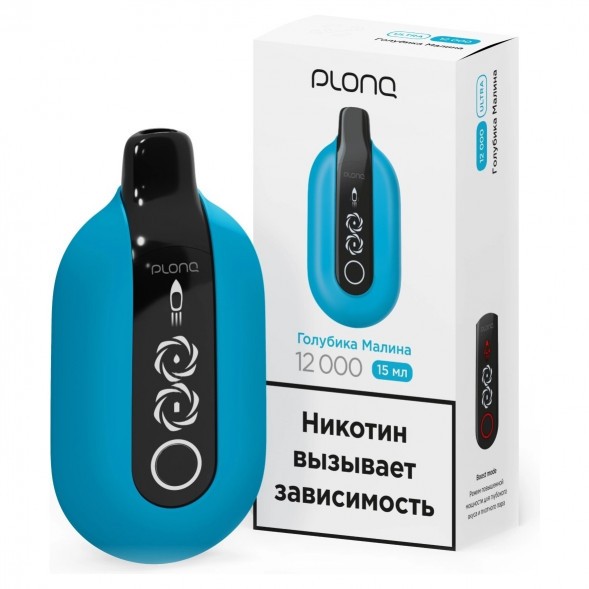 PLONQ ULTRA - Голубика Малина (12000 затяжек) купить в Волгограде