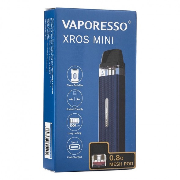Электронная сигарета Vaporesso XROS Mini - Midnight Blue купить в Волгограде
