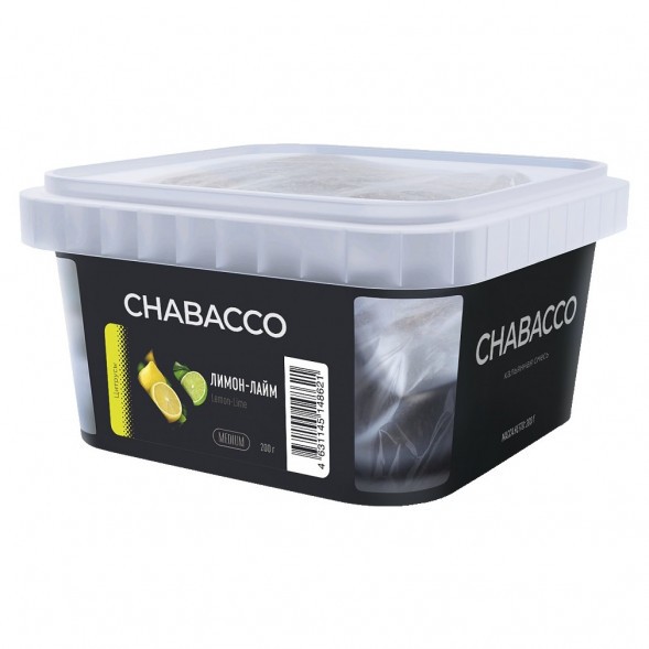 Смесь Chabacco MEDIUM - Lemon-Lime (Лимон - Лайм, 200 грамм) купить в Волгограде