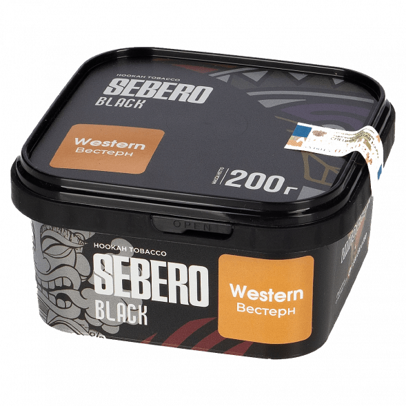 Табак Sebero Black - Western (Вестерн, 200 грамм) купить в Волгограде