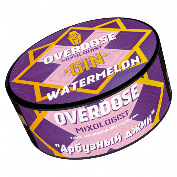Табак Overdose - Gin Watermelon (Арбузный Джин, 100 грамм) купить в Волгограде