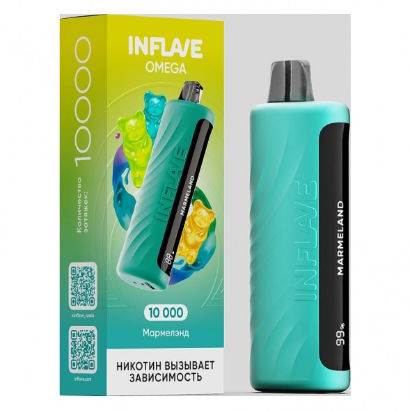INFLAVE OMEGA - Мармелэнд (Marmeland, 10000 затяжек) купить в Волгограде