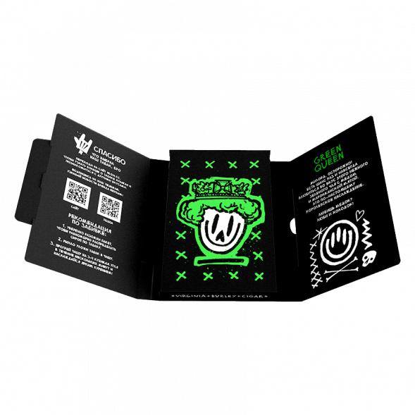 Табак Хулиган - Green Queen (Мятный Чай с Мёдом, 25 грамм) купить в Волгограде