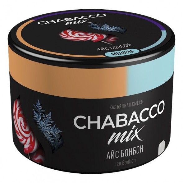 Смесь Chabacco MIX MEDIUM - Ice Bonbon (Айс Бонбон, 40 грамм) купить в Волгограде