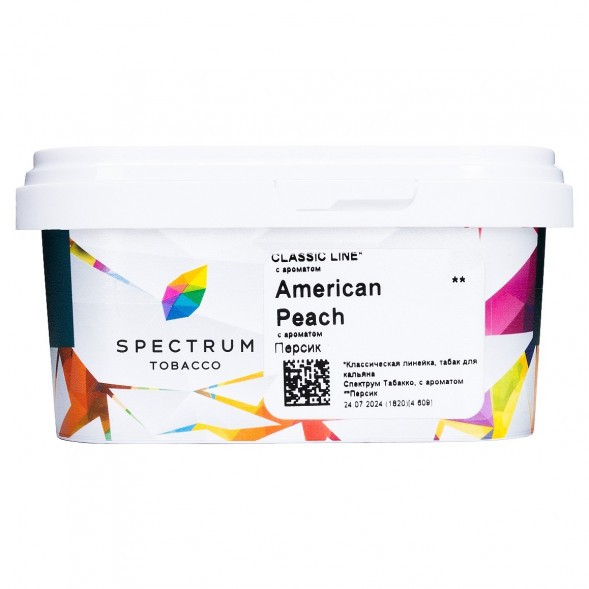 Табак Spectrum - American Peach (Персик, 200 грамм) купить в Волгограде