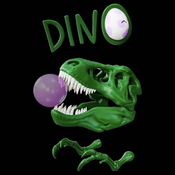 Табак Хулиган - DINO (Мятная Жвачка, 25 грамм) купить в Волгограде