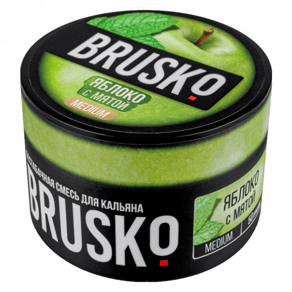 Смесь Brusko Medium - Яблоко с Мятой (50 грамм) купить в Волгограде