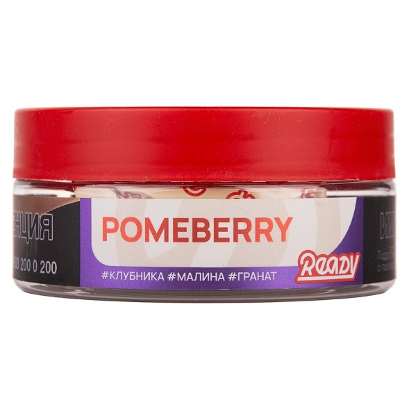Табак Ready - №6 Pomeberry /Strawberry Raspberry Pomegranate (Клубника, Малина, Гранат, 100 грамм) купить в Волгограде