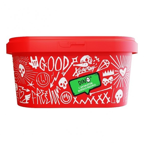 Табак Хулиган - DINO (Мятная Жвачка, 200 грамм) купить в Волгограде