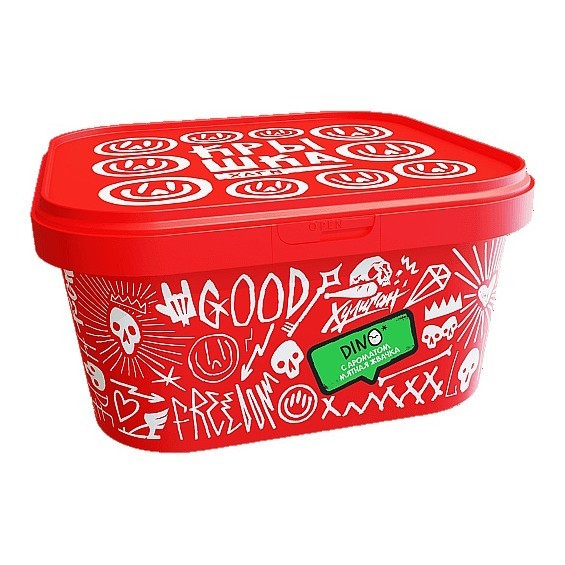 Табак Хулиган - DINO (Мятная Жвачка, 200 грамм) купить в Волгограде