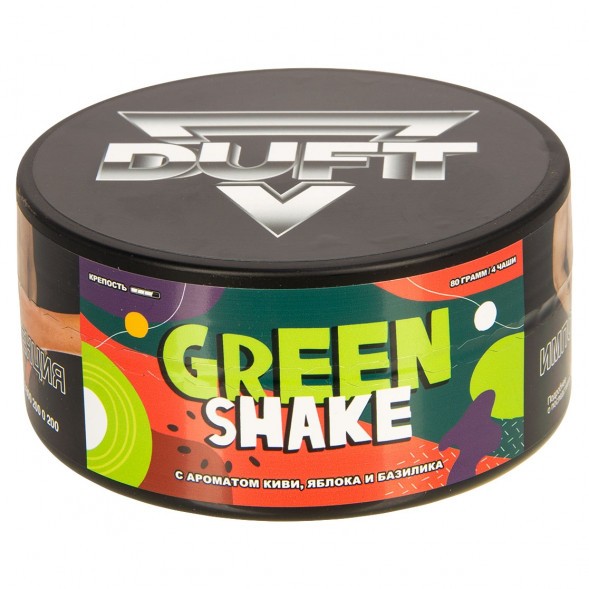 Табак Duft - Green Shake (Киви Яблоко Базилик, 80 грамм) купить в Волгограде