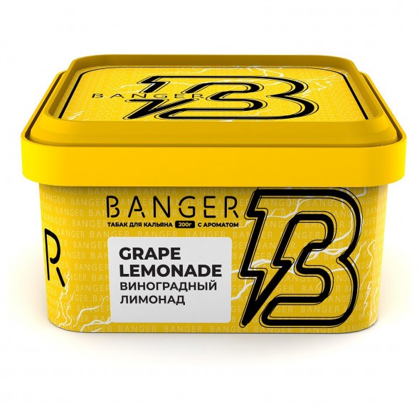 Табак Banger - Grape Lemonade (Виноградный Лимонад, 200 грамм) купить в Волгограде