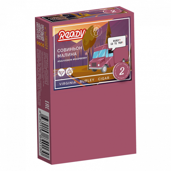 Табак Ready - Wine Trip (Smoky Trip №2) (Белое Вино Совиньон Блан, Малина, 25 грамм) купить в Волгограде