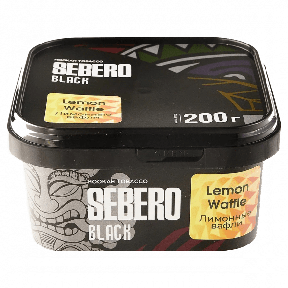 Табак Sebero Black - Lemon Waffle (Лимонные Вафли, 200 грамм) купить в Волгограде