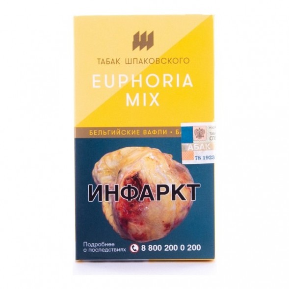 Табак Шпаковский - Euphoria Mix  (Бельгийский Вафли Банан, 40 грамм) купить в Волгограде