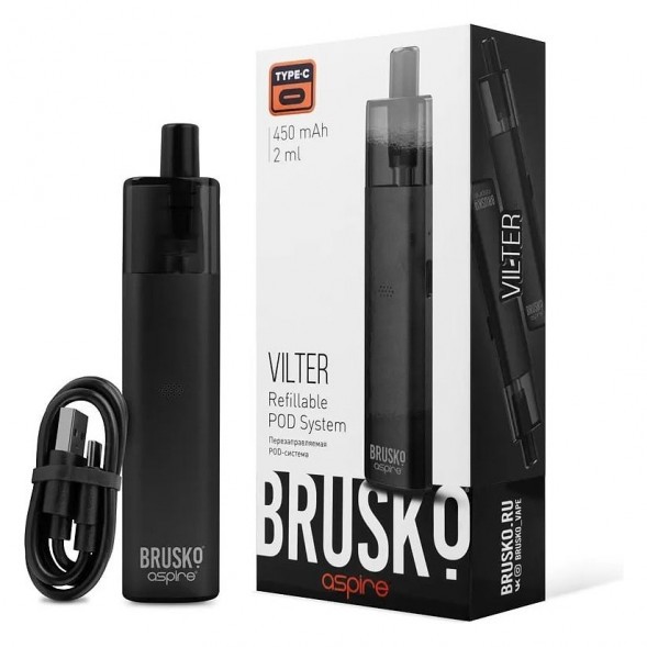 Электронная сигарета Brusko - Vilter (Чёрный) купить в Волгограде