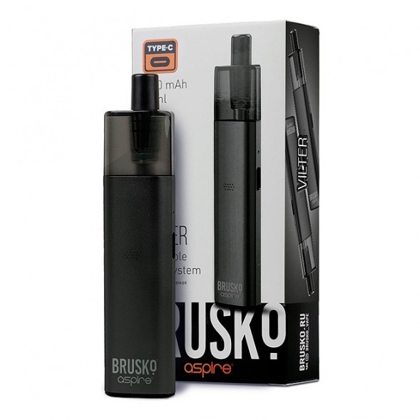 Электронная сигарета Brusko - Vilter (Чёрный) купить в Волгограде