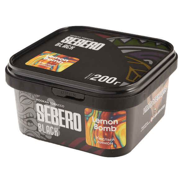 Табак Sebero Black - Lemon Bomb (Кислый Лимон, 200 грамм) купить в Волгограде
