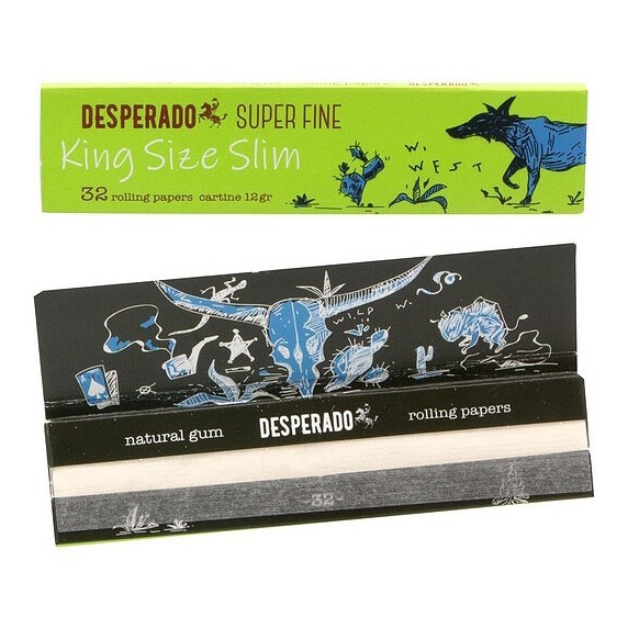 Бумага для самокруток Desperado - Super Fine King Size Slim (32 штук) купить в Волгограде