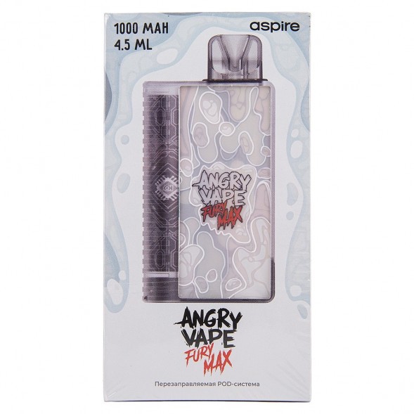 Электронная сигарета Brusko - Angry Vape Fury Max (Белый) купить в Волгограде