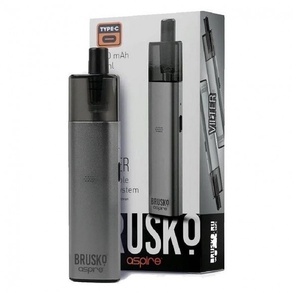 Электронная сигарета Brusko - Vilter (Серый) купить в Волгограде