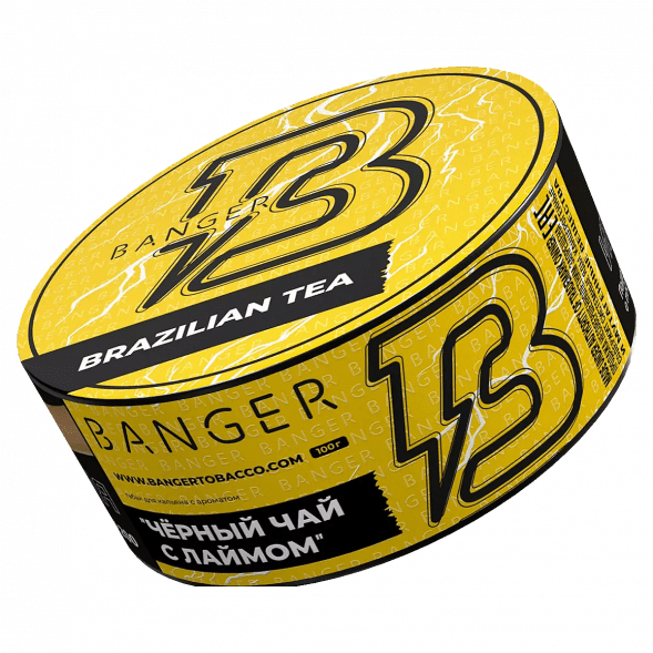 Табак Banger - Brazilian Tea (Чёрный Чай с Лаймом, 100 грамм) купить в Волгограде