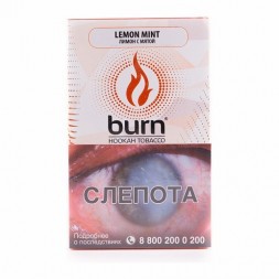Табак Burn - Lemon Mint (Лимон с Мятой, 100 грамм)