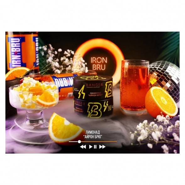 Табак Banger - Iron Bru (Лимонад Айрон Брю, 100 грамм) купить в Волгограде