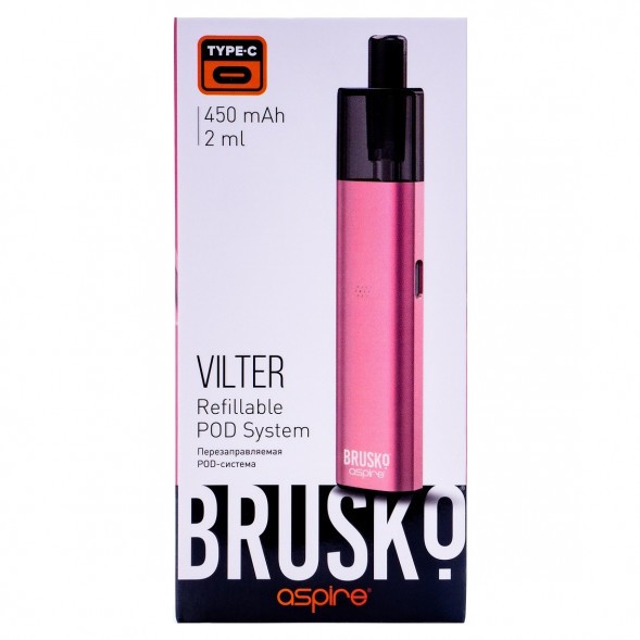 Электронная сигарета Brusko - Vilter (Розовый) купить в Волгограде