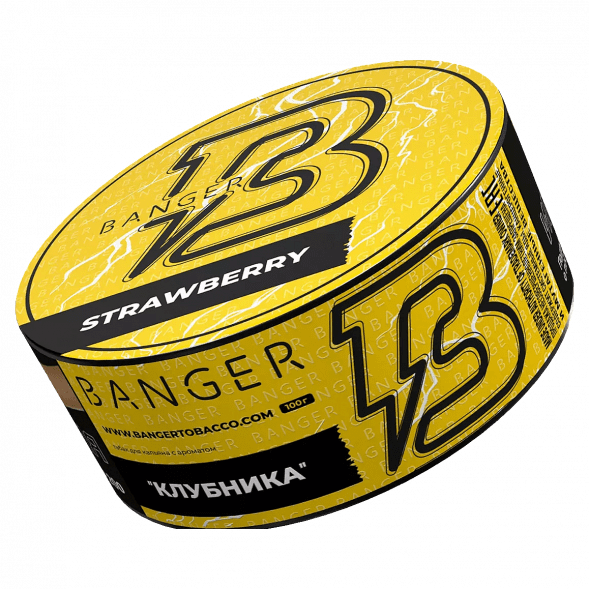 Табак Banger - Strawberry (Клубника, 100 грамм) купить в Волгограде