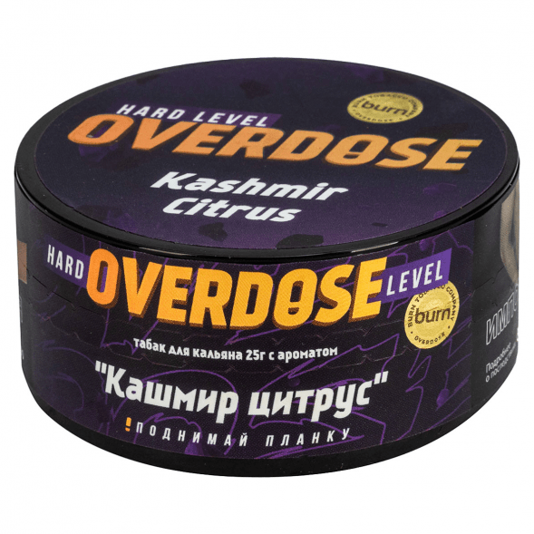 Табак Overdose - Kashmir Citrus (Кашмир Цитрус, 25 грамм) купить в Волгограде