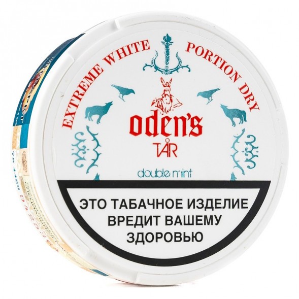 Табак жевательный ODENS - TAR Double Mint Extreme White Dry (16 грамм, Россия) купить в Волгограде