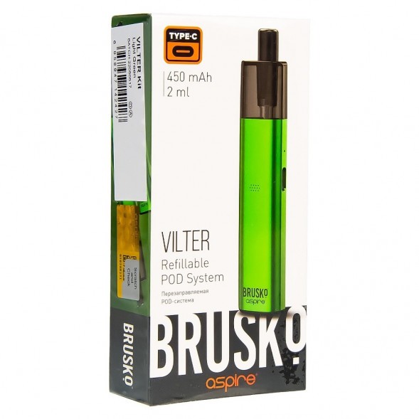 Электронная сигарета Brusko - Vilter (Светло-Зелёный) купить в Волгограде