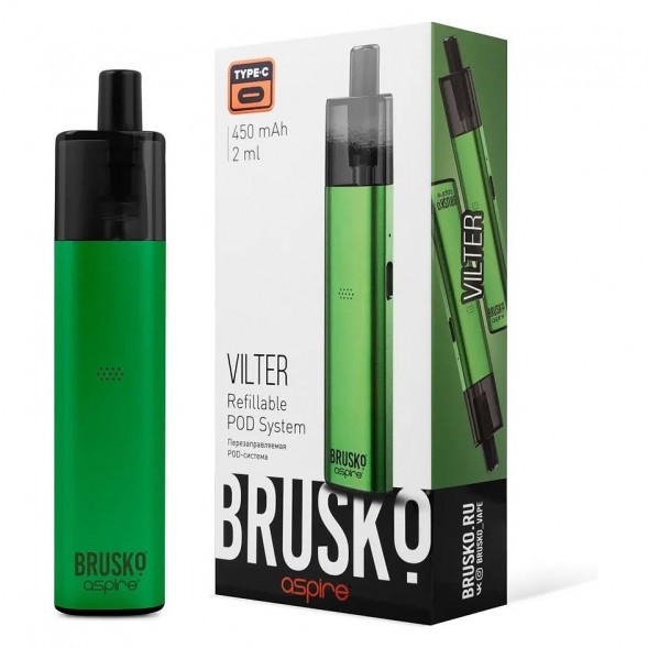 Электронная сигарета Brusko - Vilter (Светло-Зелёный) купить в Волгограде